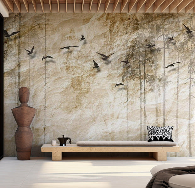 Animal Wallpaper Wall Mural - Paper World