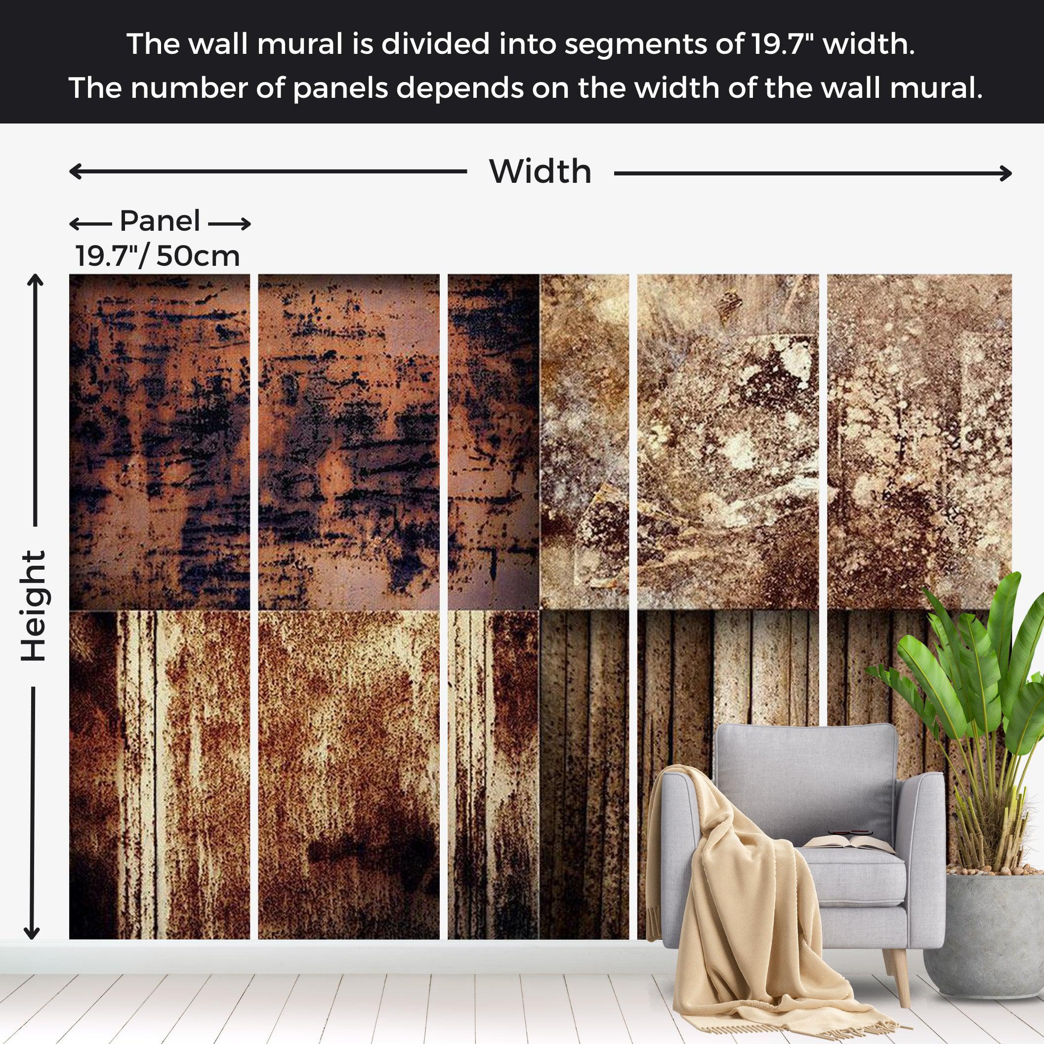 Abstract Wallpaper Wall Mural - Illuminated Texture