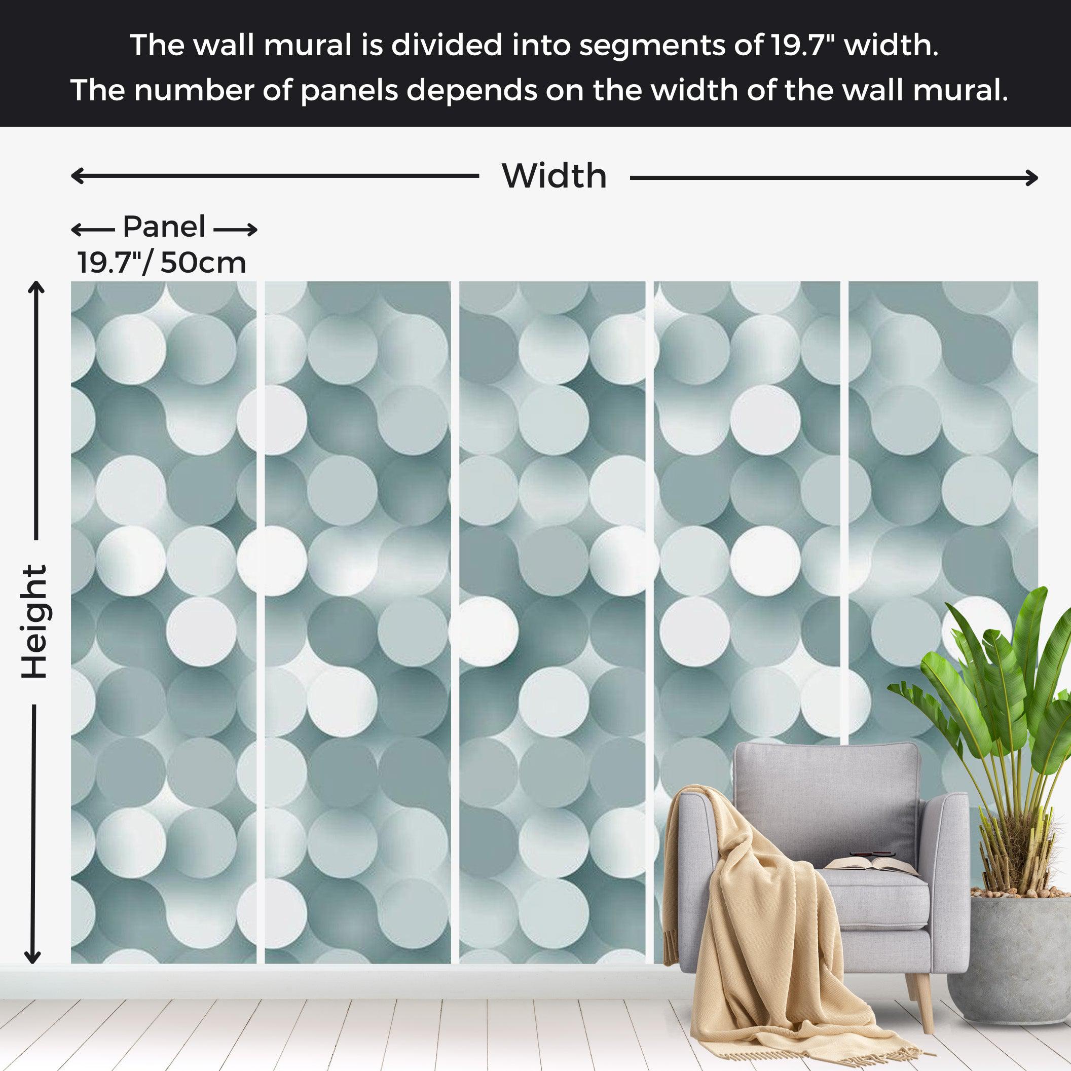 Abstract Wallpaper Wall Mural - In The Net Of Grey