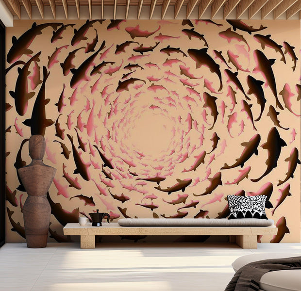 Animal Wallpaper Wall Mural - Shoal...