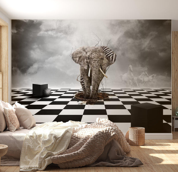 Animal Wallpaper Wall Mural - Escape From Africa