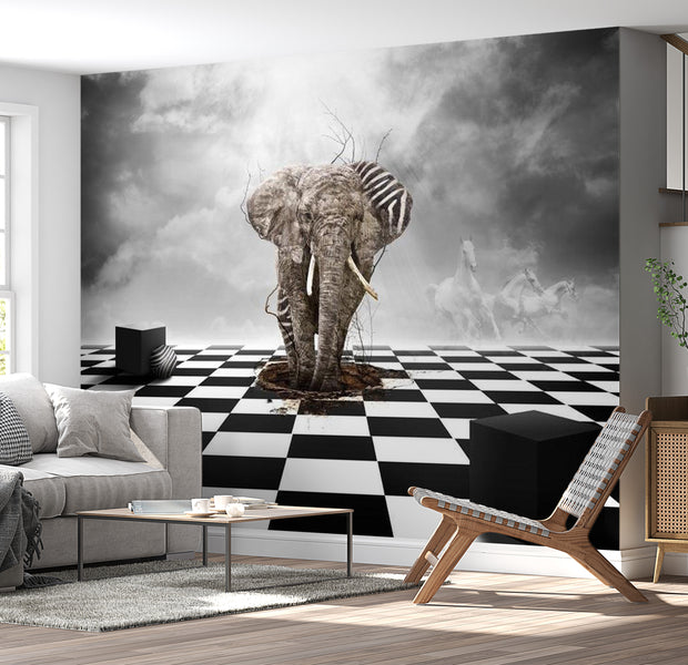 Animal Wallpaper Wall Mural - Escape From Africa 118"Wx90"H