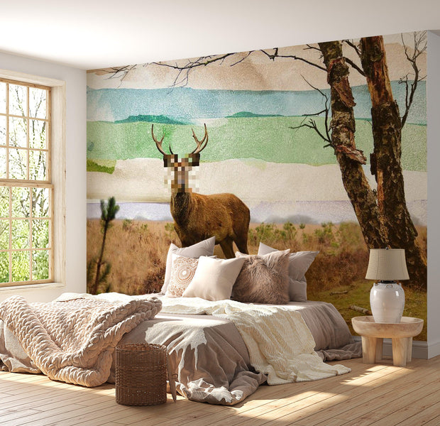 Animal Wallpaper Wall Mural - Forest Fugitive