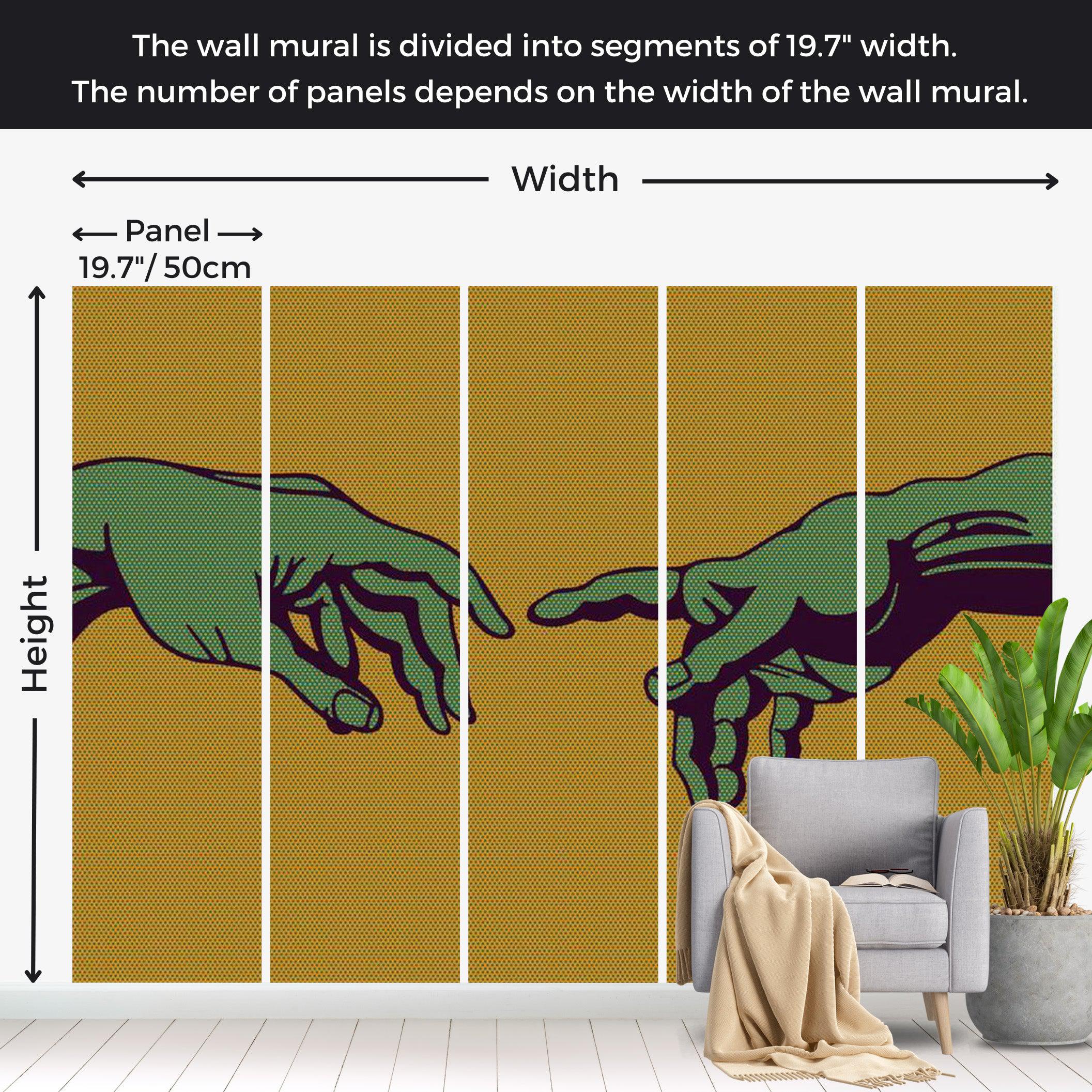 Abstract Wallpaper Wall Mural - Green Touch