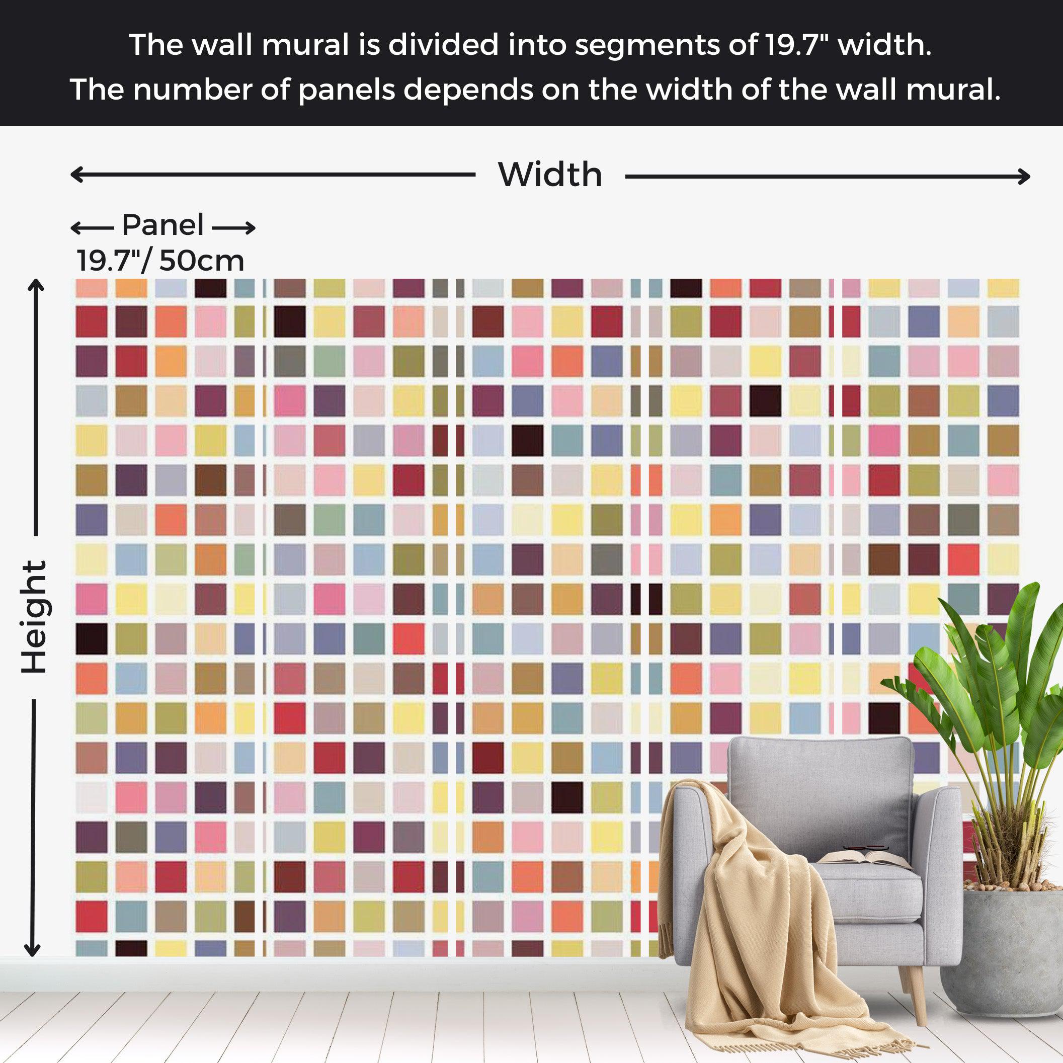 Abstract Wallpaper Wall Mural - Mosaic Of Colors