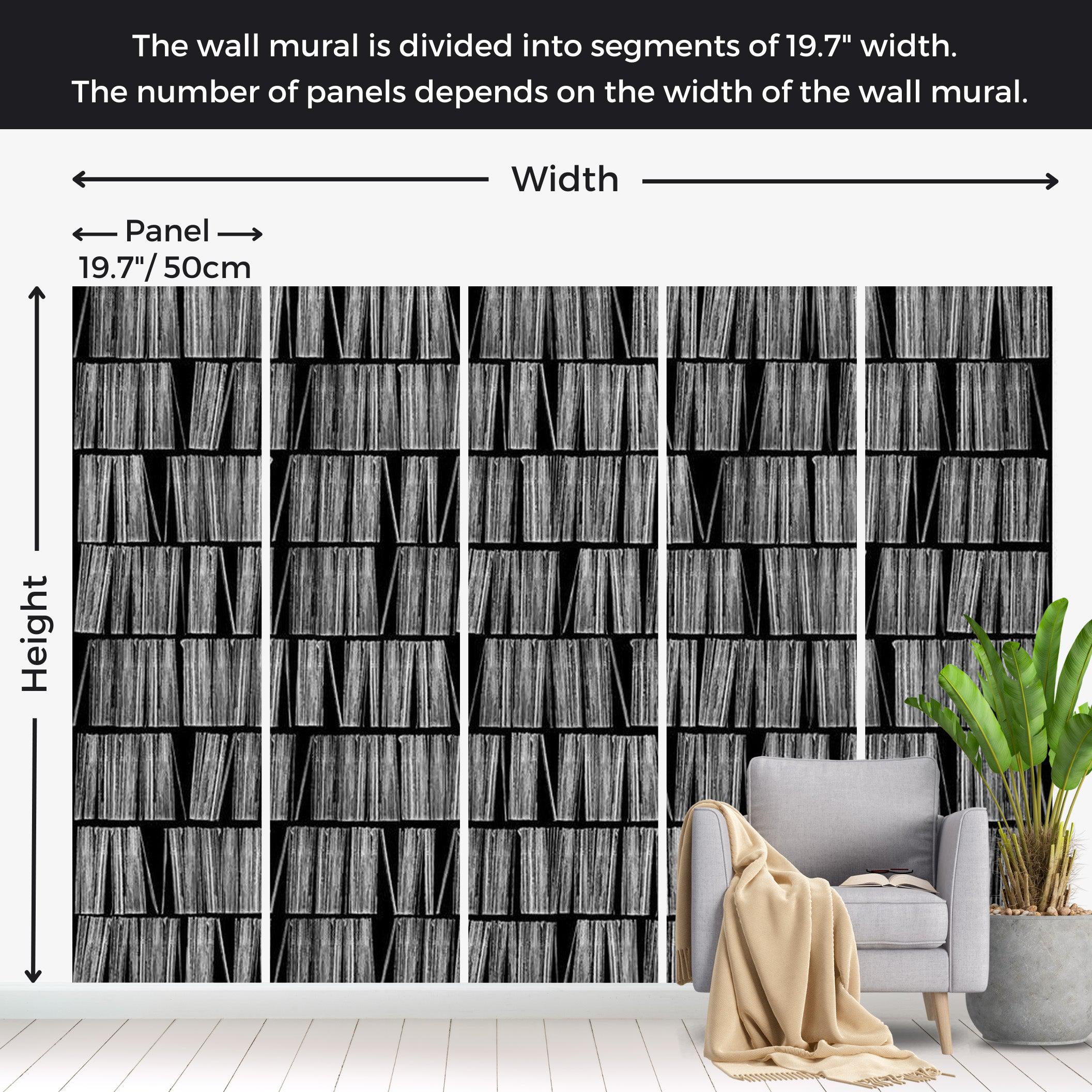 Abstract Wallpaper Wall Mural - Home Library