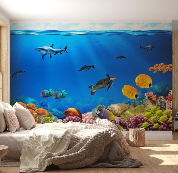 Animal Wallpaper Wall Mural - Underwater Kingdom