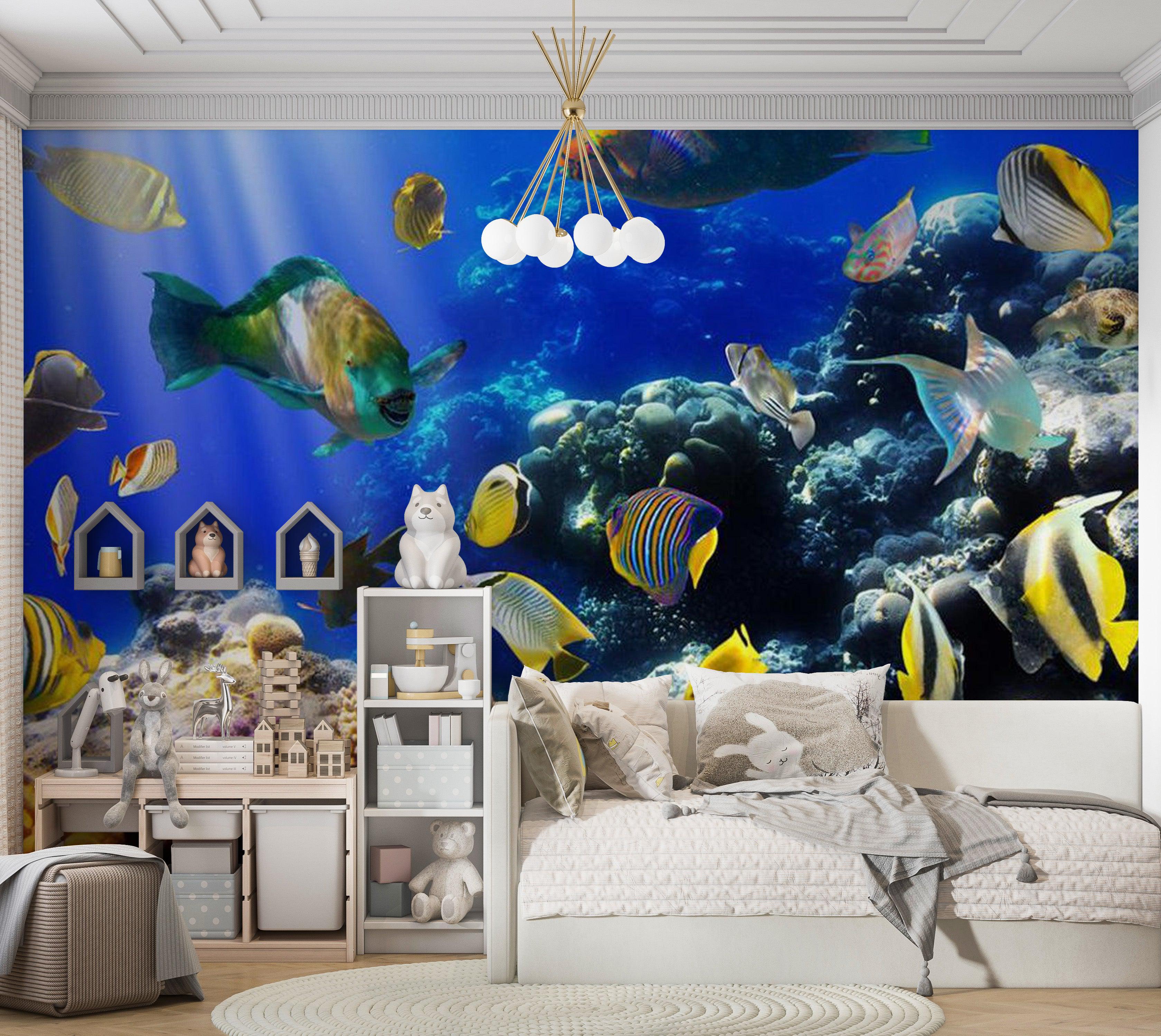 Animal Wallpaper Wall Mural - Underwater Adventure