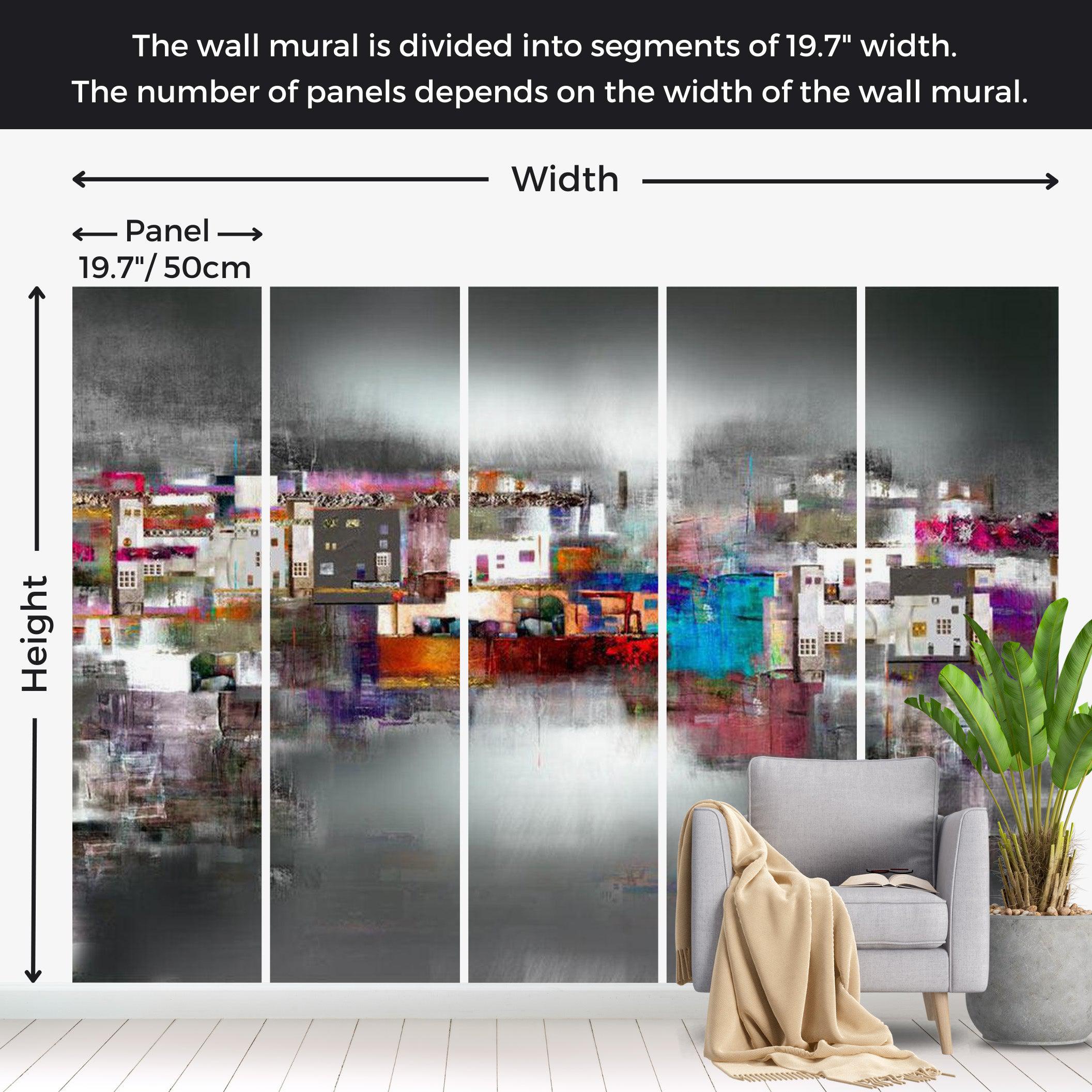 Abstract Wallpaper Wall Mural - Artistic Landscape