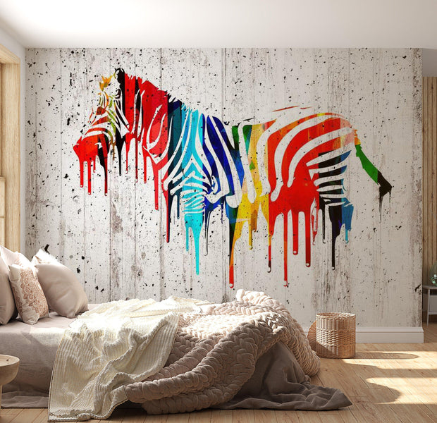 Animal Wallpaper Wall Mural - Urban Safari