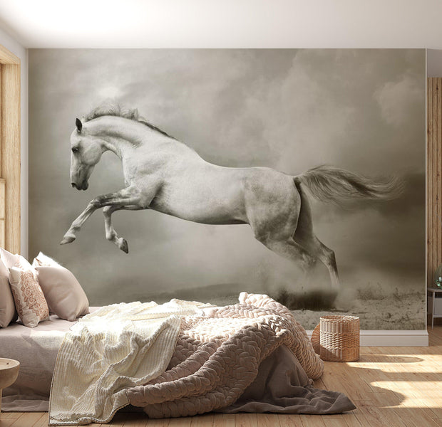 Animal Wallpaper Wall Mural - Wild Stallion