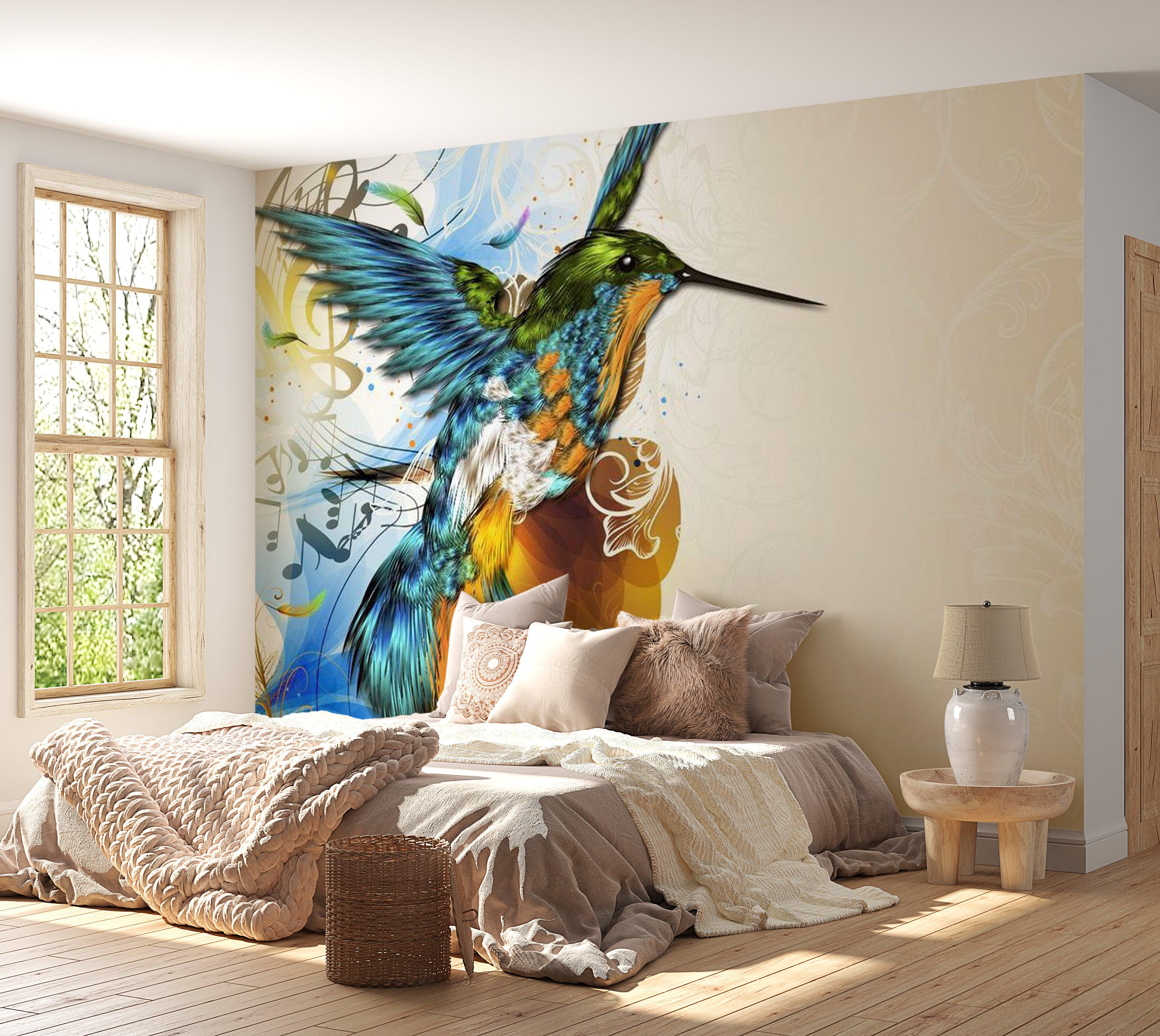 Animal Wallpaper Wall Mural - Marvelous Bird