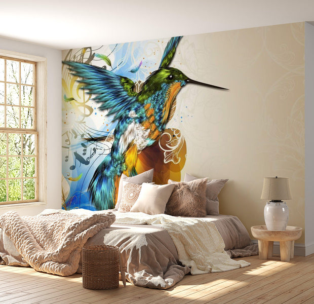 Animal Wallpaper Wall Mural - Marvelous Bird