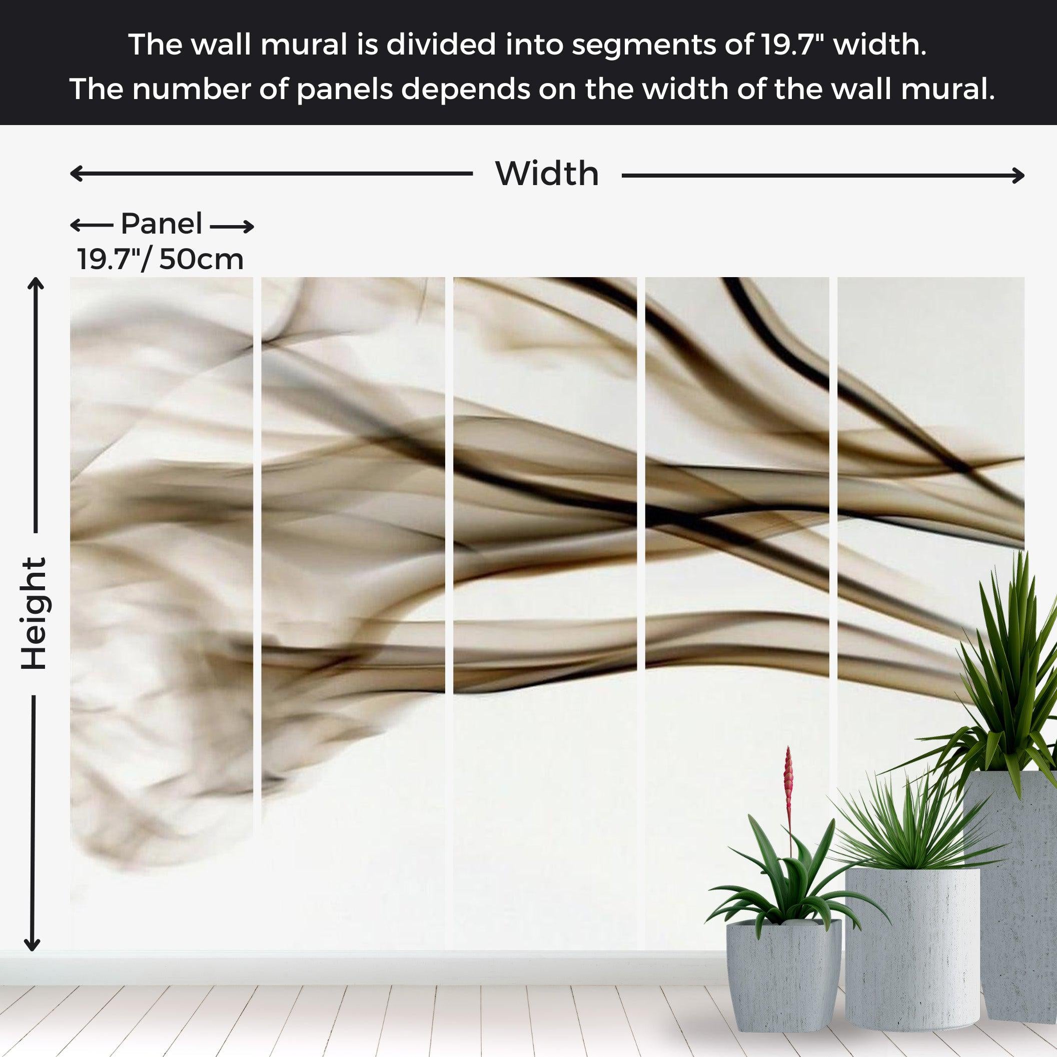 Abstract Wallpaper Wall Mural - Modern Smoke