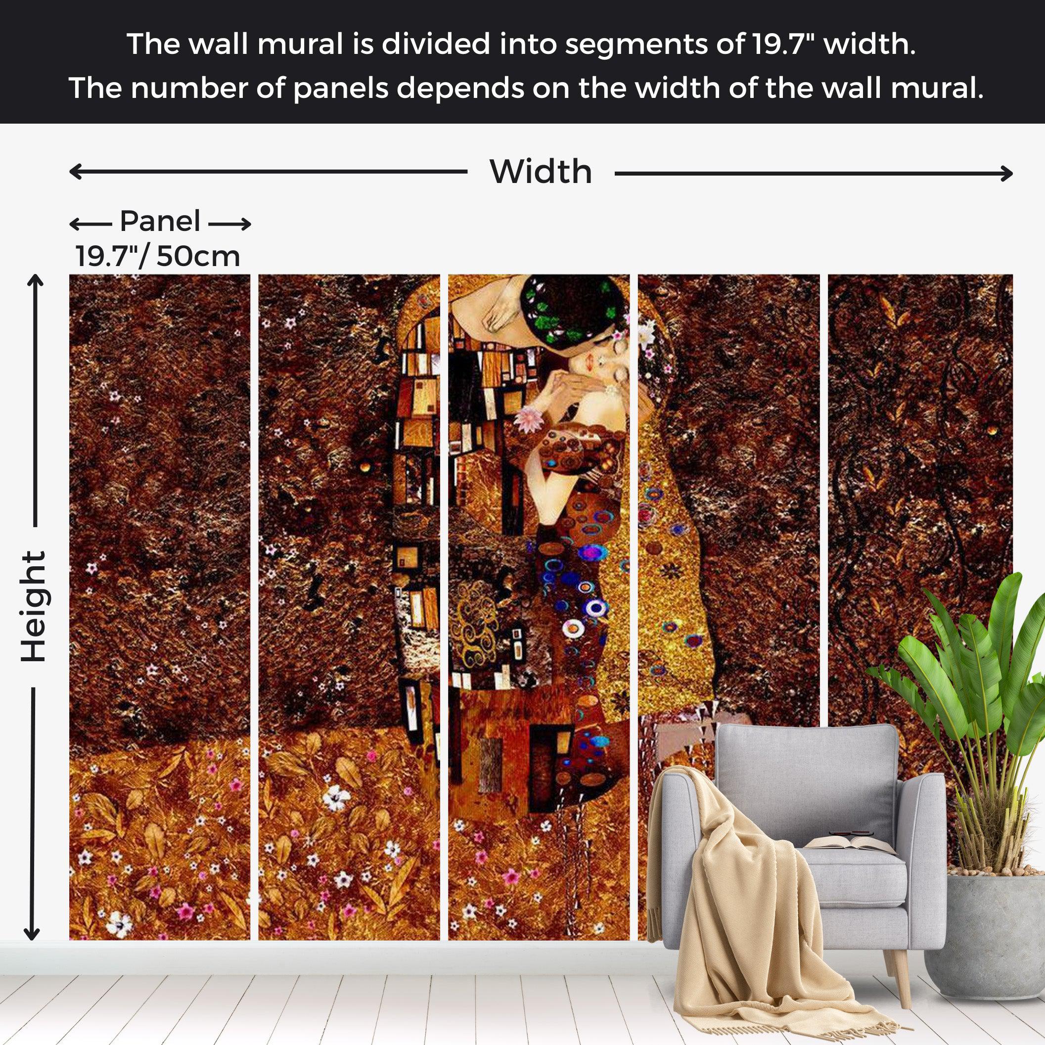 Abstract Wallpaper Wall Mural - Klimt Inspiration