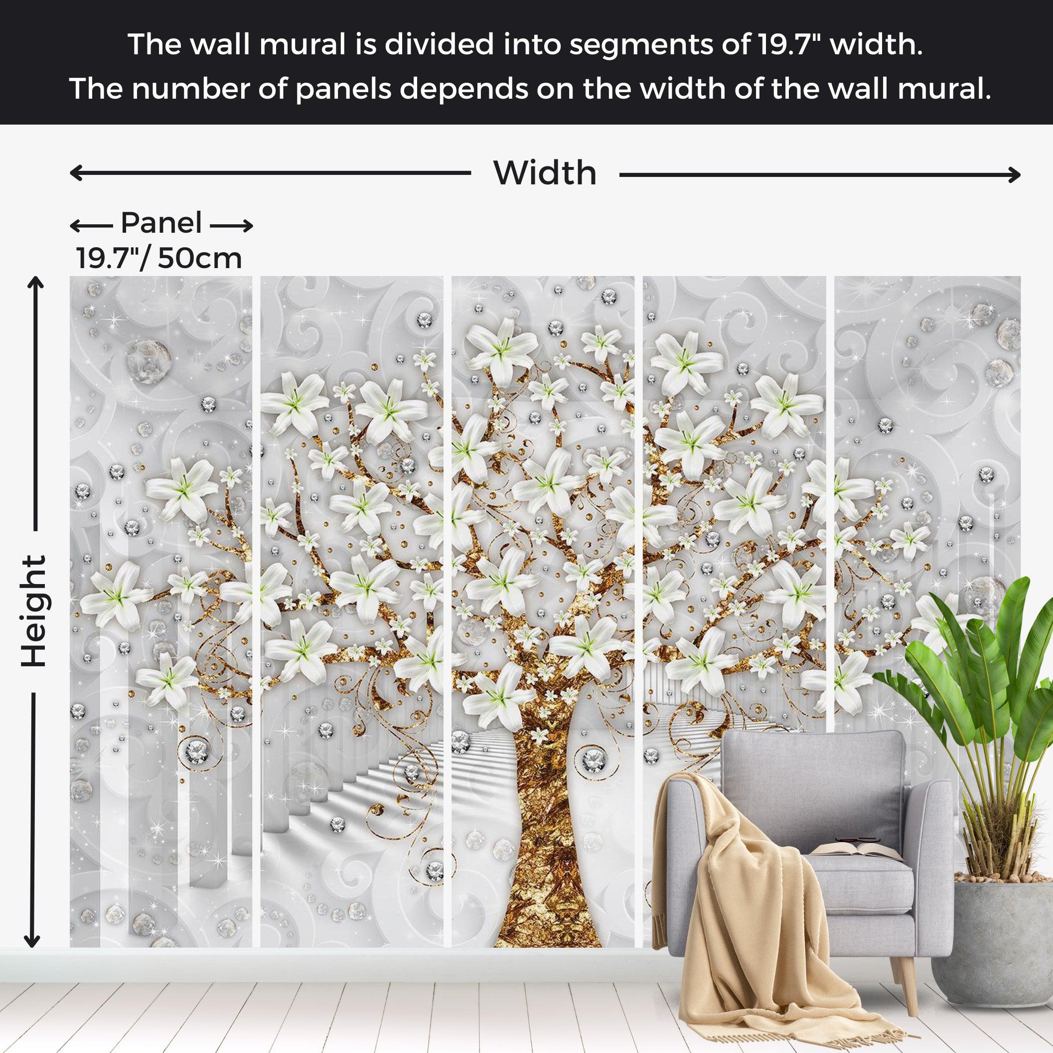 Abstract Wallpaper Wall Mural - Tree In A Tunnel