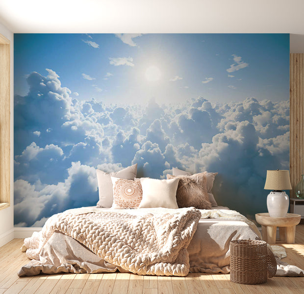 Peel & Stick Landscape Wall Mural - Warm Rays of Sunshine 38"Wx27"H