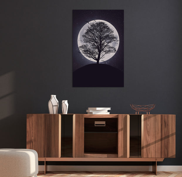 Landscape Canvas Wall Art - Lone Tree