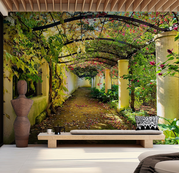 Peel & Stick Landscape Wall Mural - Pergola 38"Wx27"H