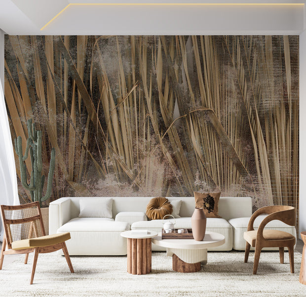 Peel & Stick Wall Mural - Dry Leaves 38"Wx27"H