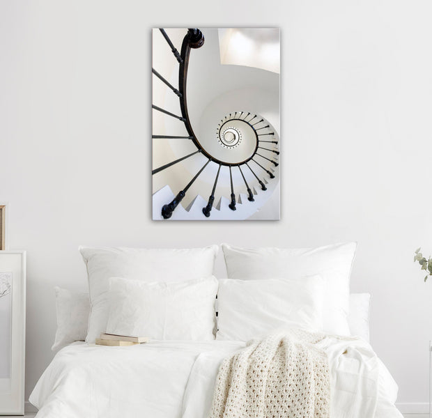 Still Life Canvas Wall Art - Endless Stairs