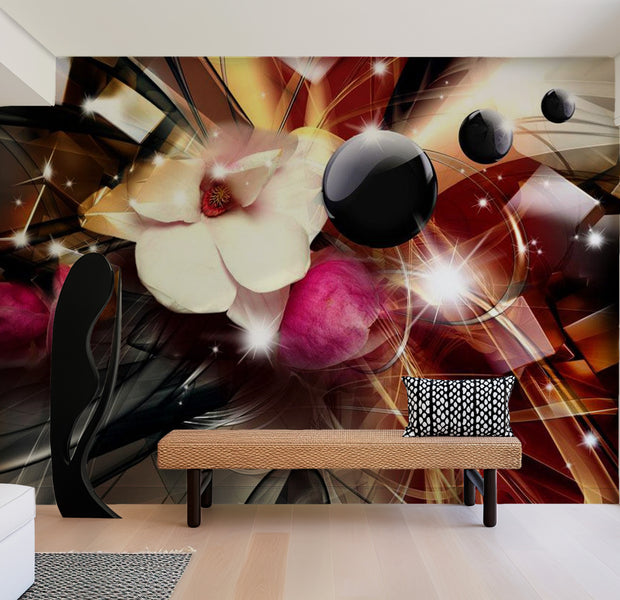 Abstract Wallpaper Wall Mural - Abstraction Of Colours 39"Wx27"H