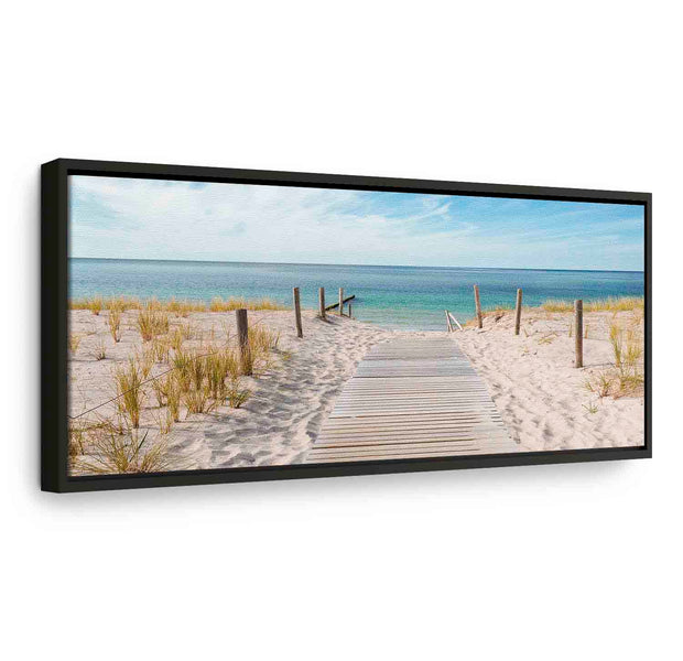 Floating Framed Canvas Art - The Silence of the Sea