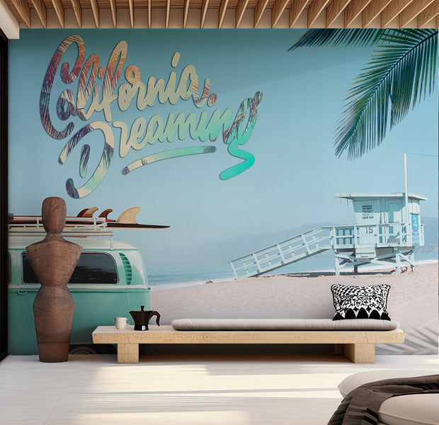 Peel & Stick Surf Wall Mural - California Dreaming