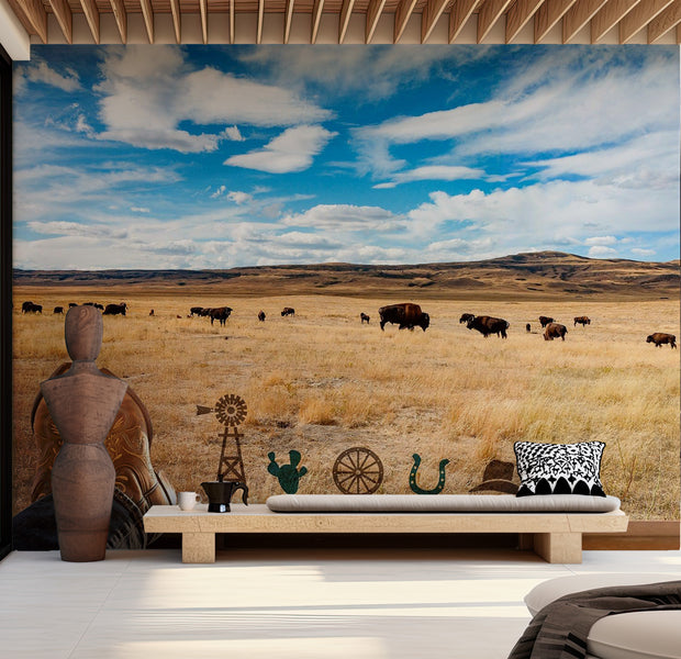 Peel & Stick Landscape Wall Mural - Texas Ranch