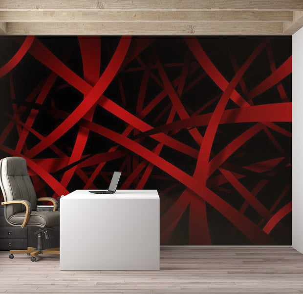 Abstract Wallpaper Wall Mural - Fear Of The Dark 39"Wx27"H
