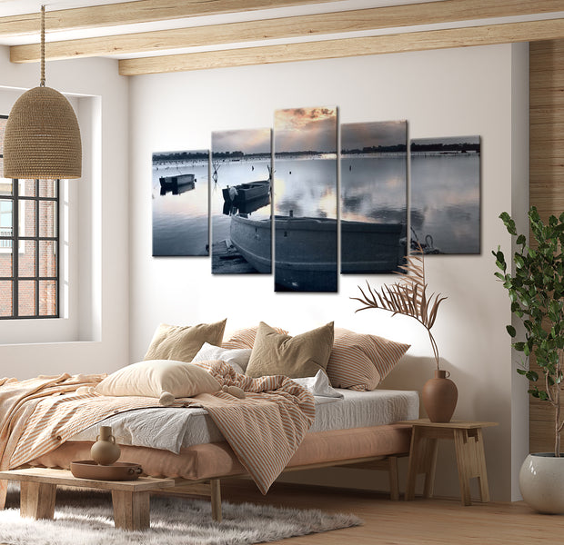 Stretched Canvas Landscape Art - Quiet Haven 40"Wx20"H