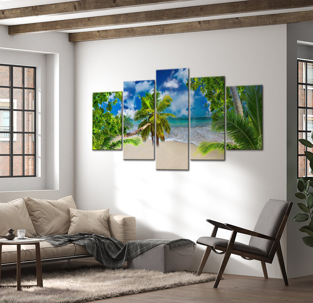 Stretched Canvas Landscape Art - Summer Time 40"Wx20"H