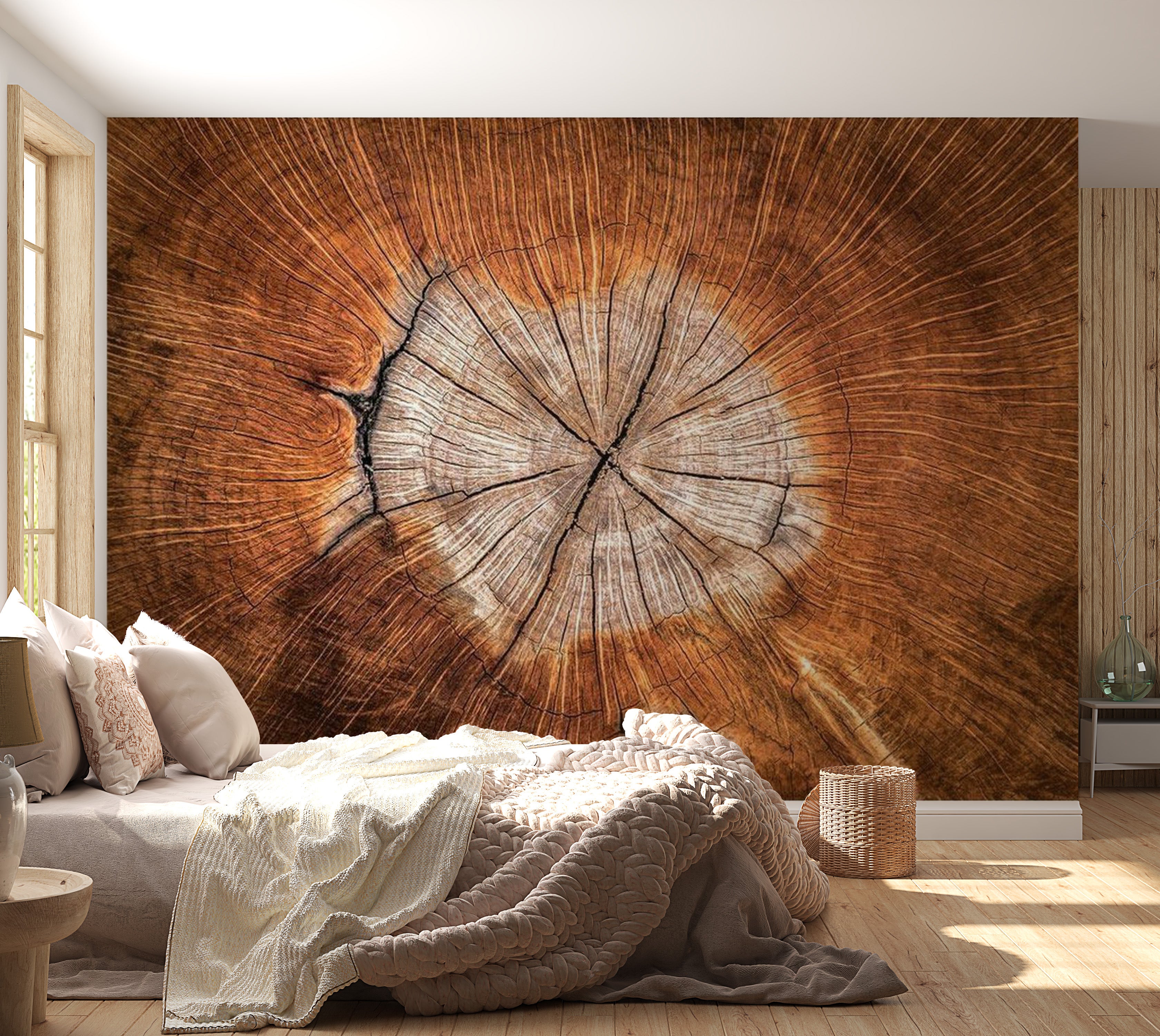 Background & Patterns Wallpaper Wall Mural - The Soul Of A Tree 39"Wx27"H