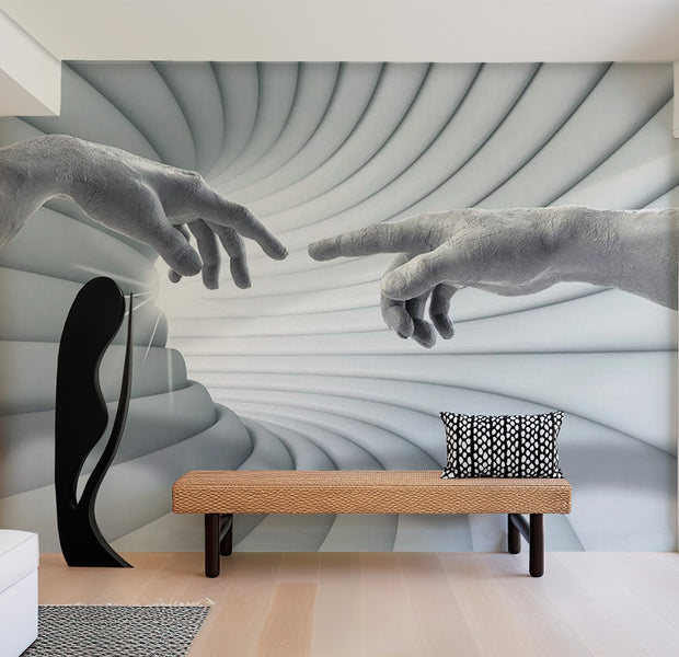 Peel & Stick 3D Illusion Wall Mural - Touch of Light 38"Wx27"H