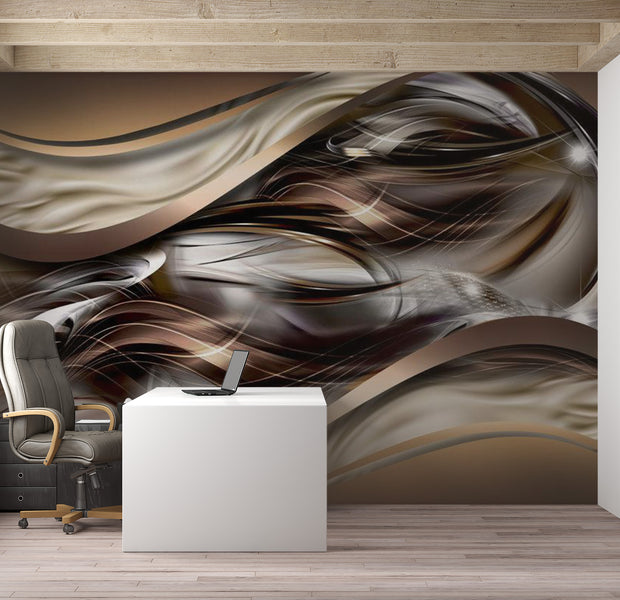 Peel & Stick Abstract Wall Mural - Amber Winds 38"Wx27"H