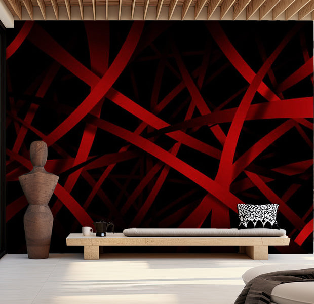 Peel & Stick Abstract Wall Mural - Fear of The Dark 38"Wx27"H