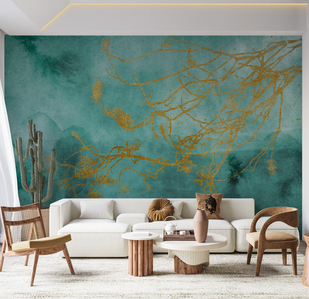 Peel & Stick Abstract Wall Mural - Gentle Breeze 38"Wx27"H