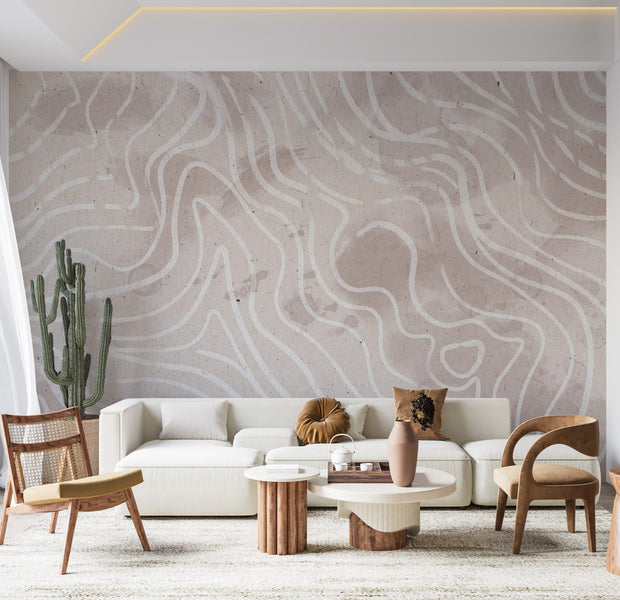 Peel & Stick Abstract Wall Mural - New Routes 38"Wx27"H