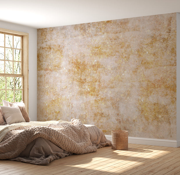 Peel & Stick Abstract Wall Mural - Orange Structure 38"Wx27"H