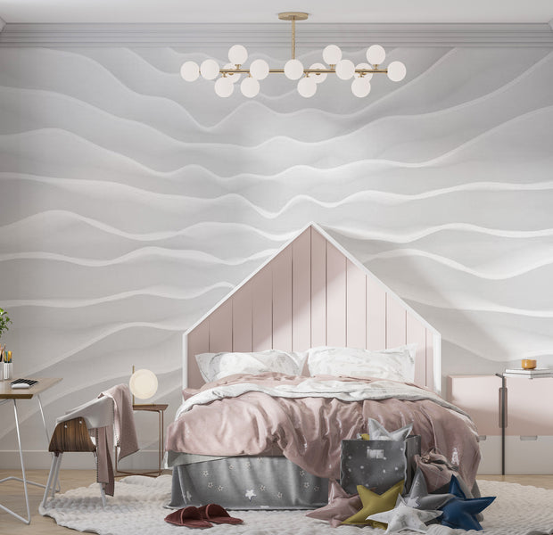 Peel & Stick Abstract Wall Mural - Origami wall 38"Wx27"H