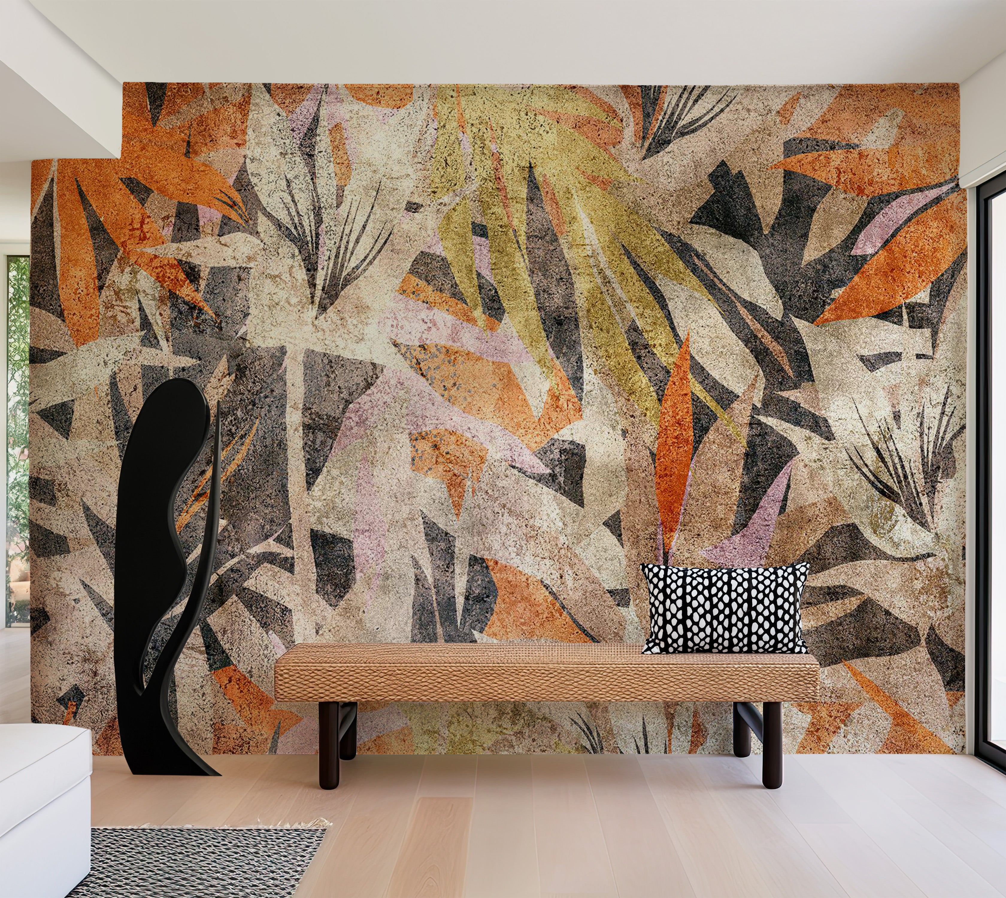 Peel & Stick Abstract Wall Mural - Scattered Colors 38"Wx27"H