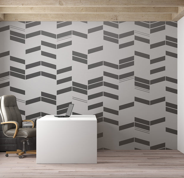 Peel & Stick Abstract Wall Mural - Simple Structures 38"Wx27"H