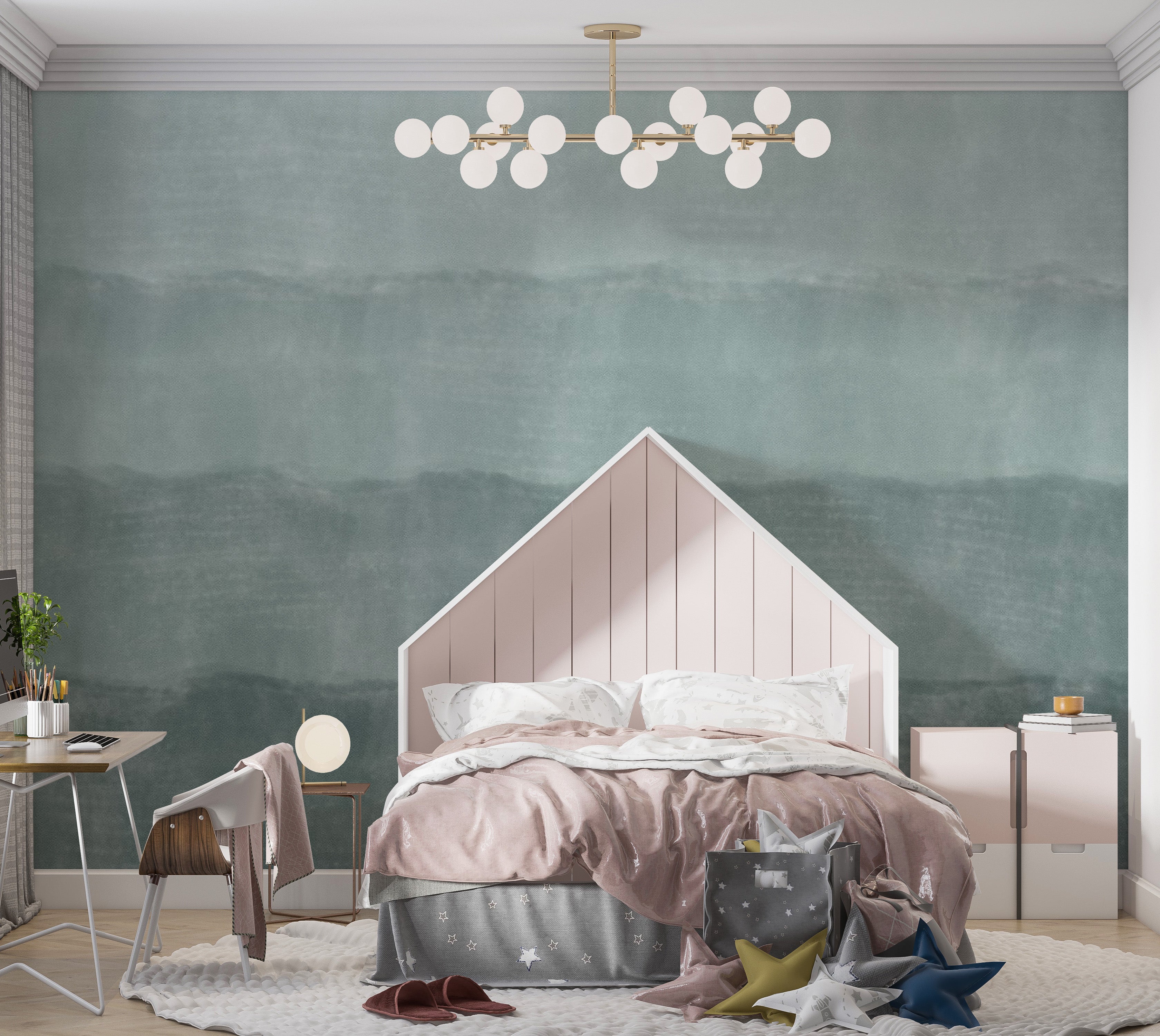 Peel & Stick Abstract Wall Mural - Stages 38"Wx27"H