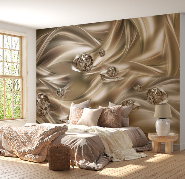 Peel & Stick Glam Wall Mural - Velvet Kiss 38"Wx27"H