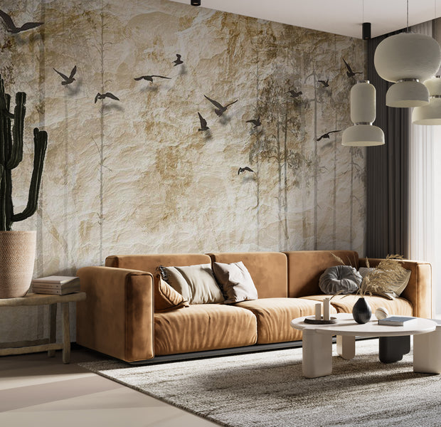 Peel & Stick Animal Wall Mural - Paper World 38"Wx27"H