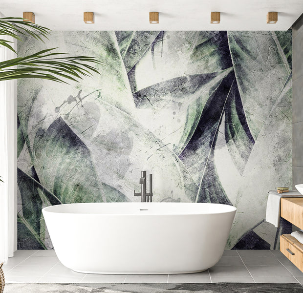 Peel & Stick Botanical Wall Mural - Eclectic Jungle 38"Wx27"H