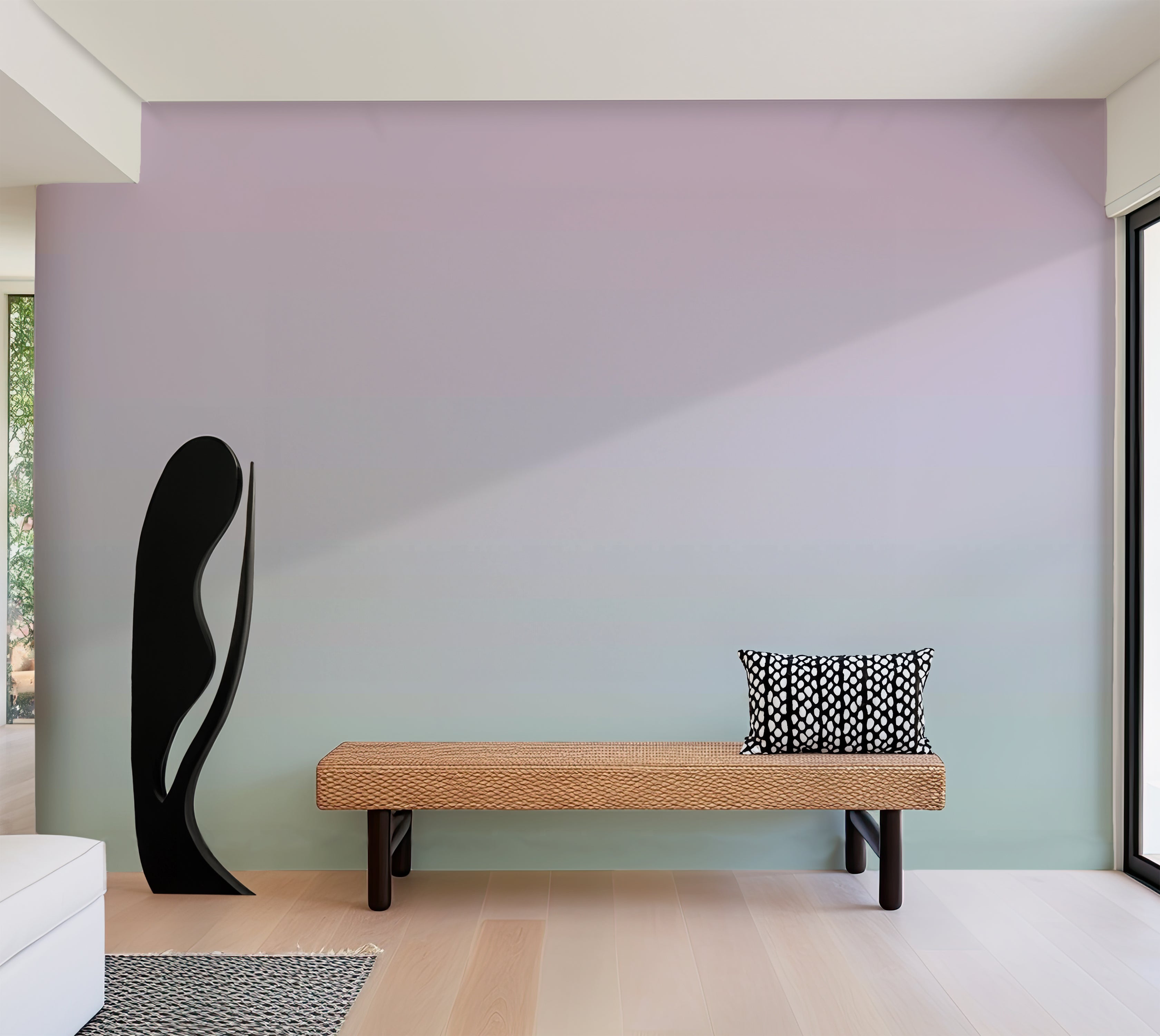 Abstract Wallpaper Wall Mural - Pastel Gradient 39"Wx27"H / Standard