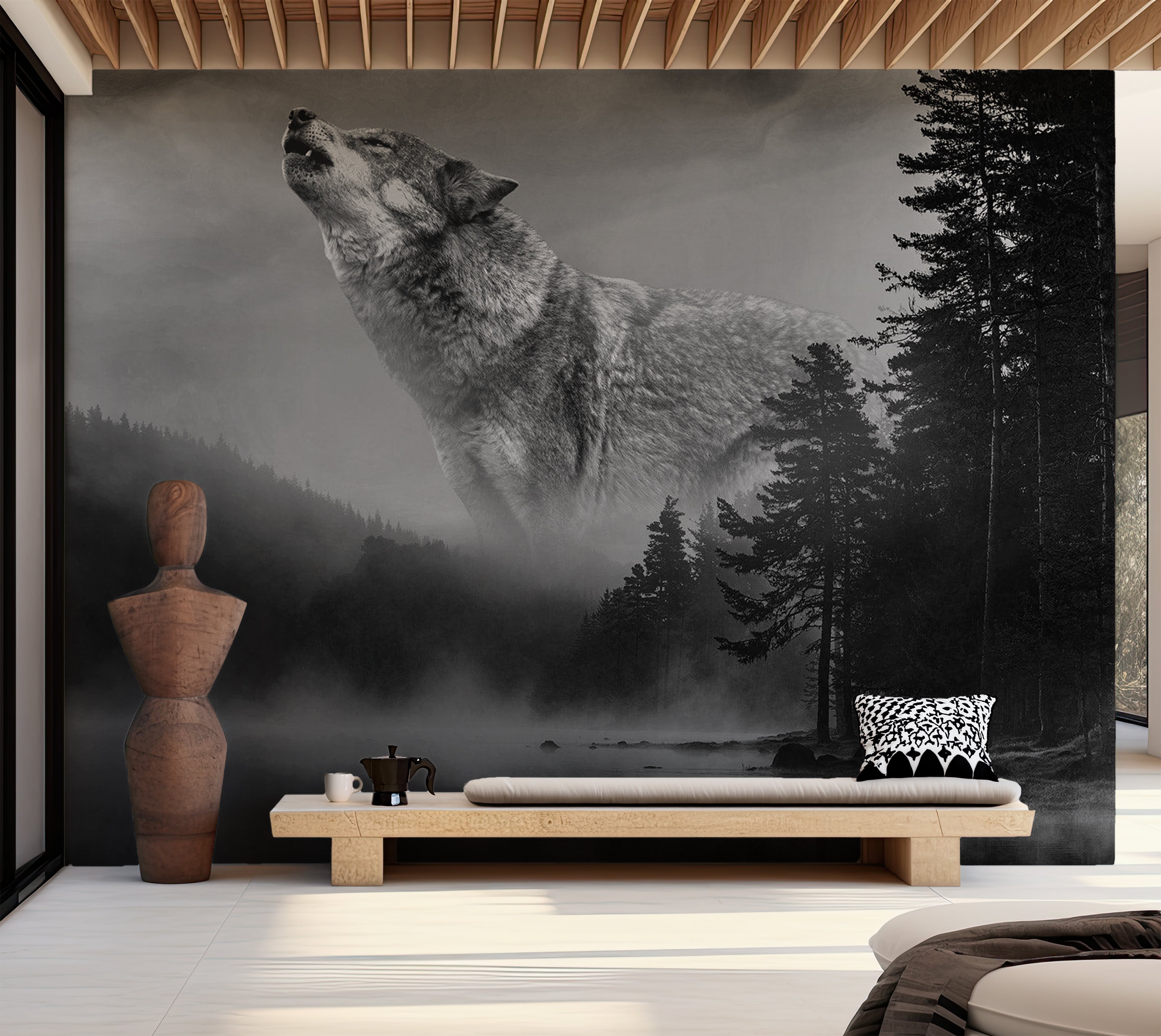 Animal Wallpaper Wall Mural - Forest Secrets 39"Wx27"H / Standard