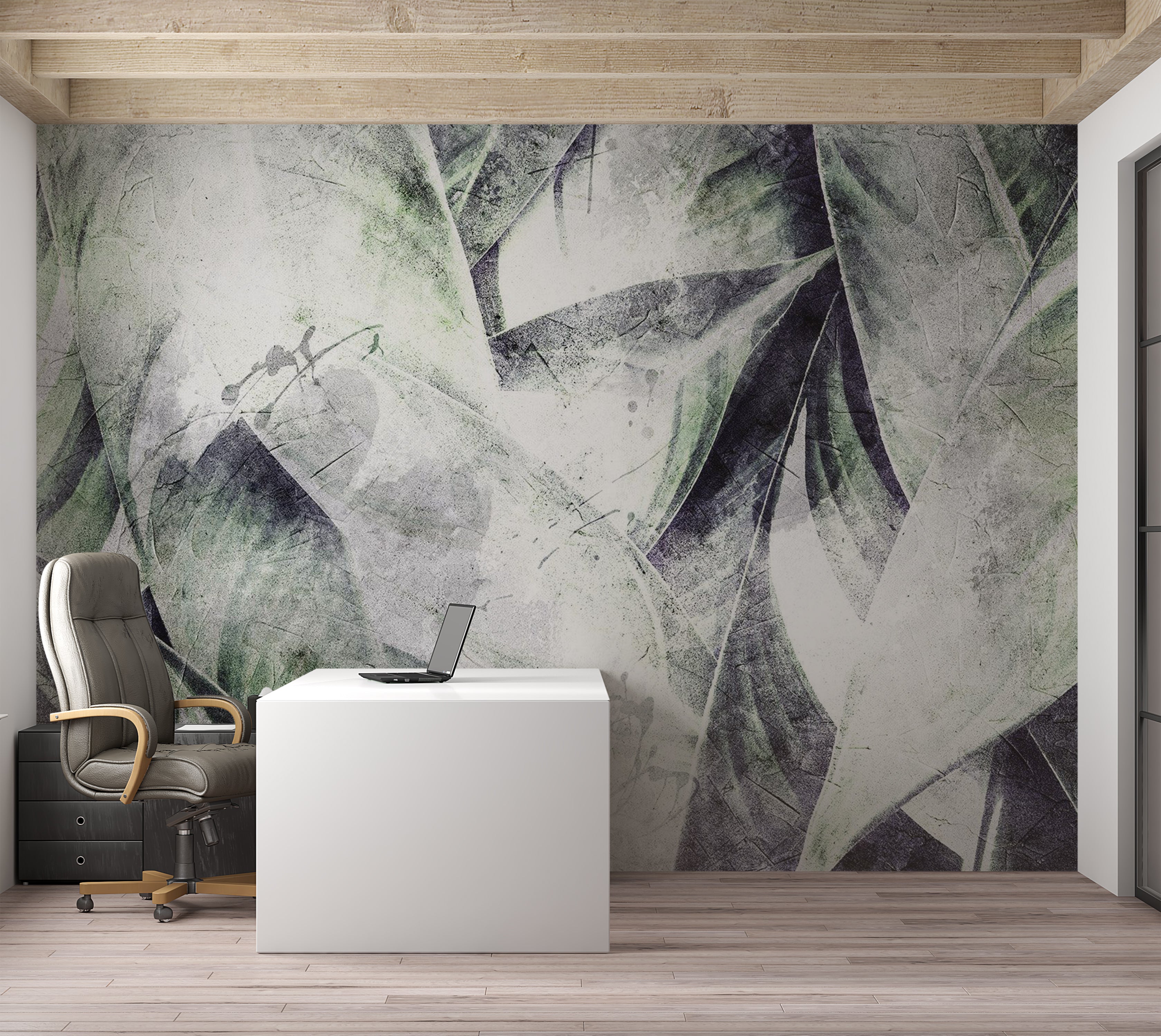 Botanical Wallpaper Wall Mural - Eclectic Jungle 39"Wx27"H / Standard