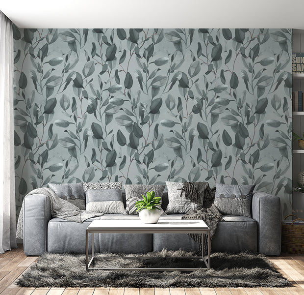 Botanical Wallpaper Wall Mural - Tangled Nature 39"Wx27"H / Standard